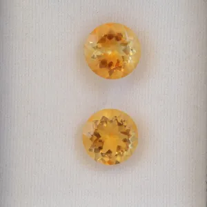 11mm Round Citrine Stone