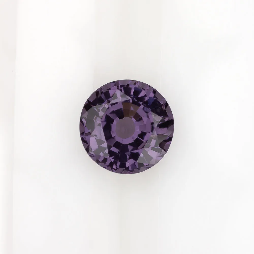 1.40ct ROUND CUT PURPLE SPINEL NATURAL LOOSE EARTH MINED GEMSTONE 1.5 CARAT
