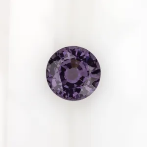 1.40ct ROUND CUT PURPLE SPINEL NATURAL LOOSE EARTH MINED GEMSTONE 1.5 CARAT