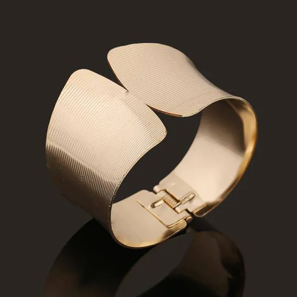17 Designs Vintage Geometric  Punk Metal Women Charm Bracelet Bangles