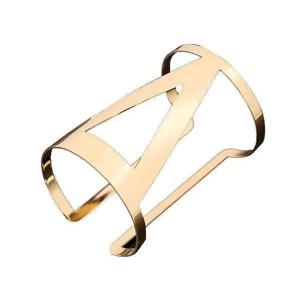 17 Designs Vintage Geometric  Punk Metal Women Charm Bracelet Bangles