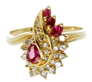 1.70ct Ruby & Diamond Cocktail Ring