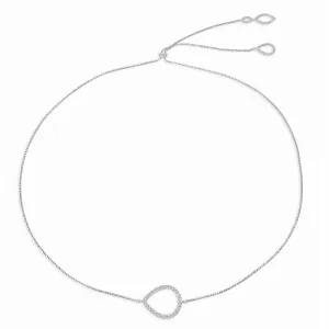 18k Gold & Diamond Bolo Necklace - 1.21ct