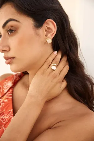18k Gold Plated Beach Jewels Ring Gold