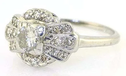 1930s Art Deco Engagement Ring