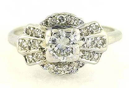 1930s Art Deco Engagement Ring