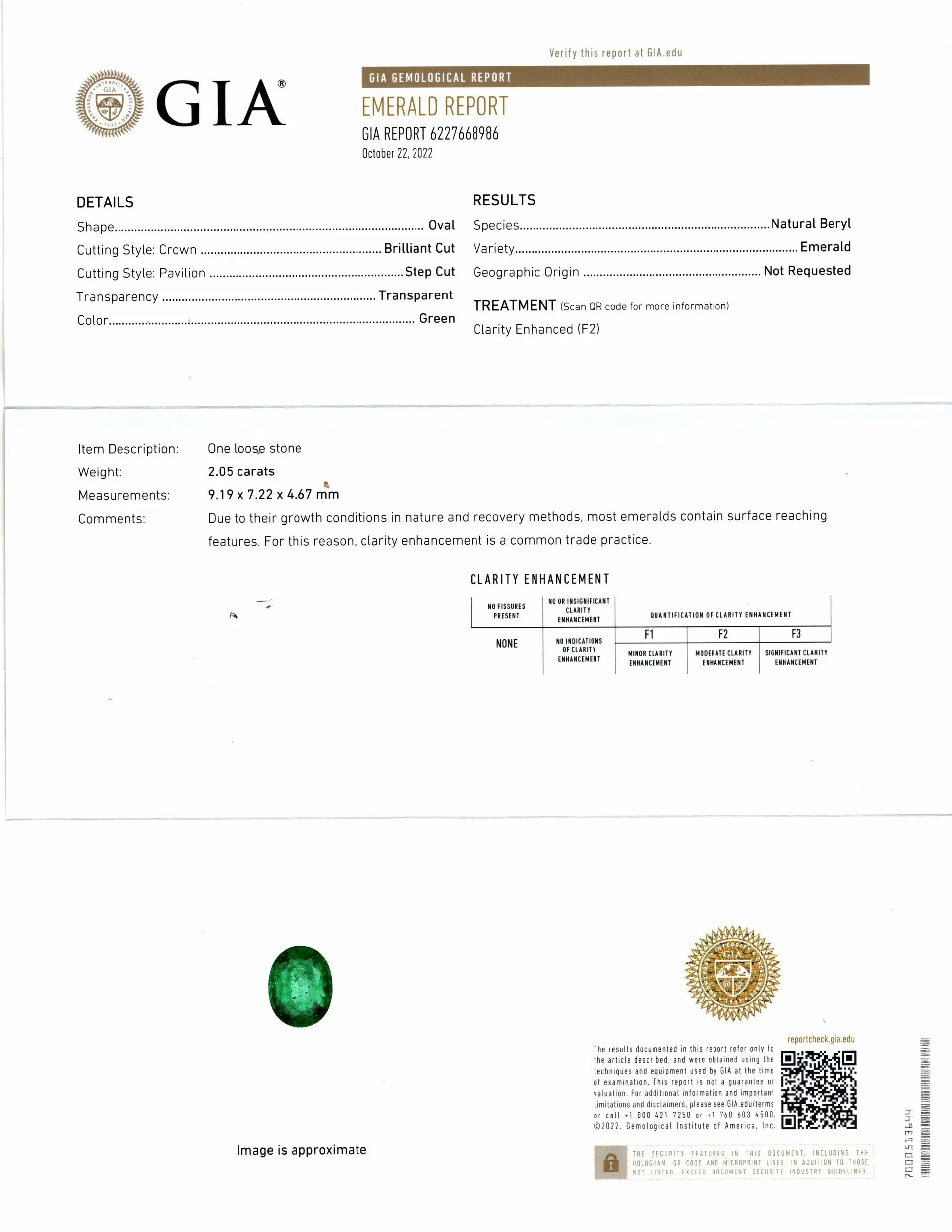 3.20ct EMERALD DIAMOND COCKTAIL RING PLATINUM GIA CERTIFIED EAST WEST WIDE OVAL