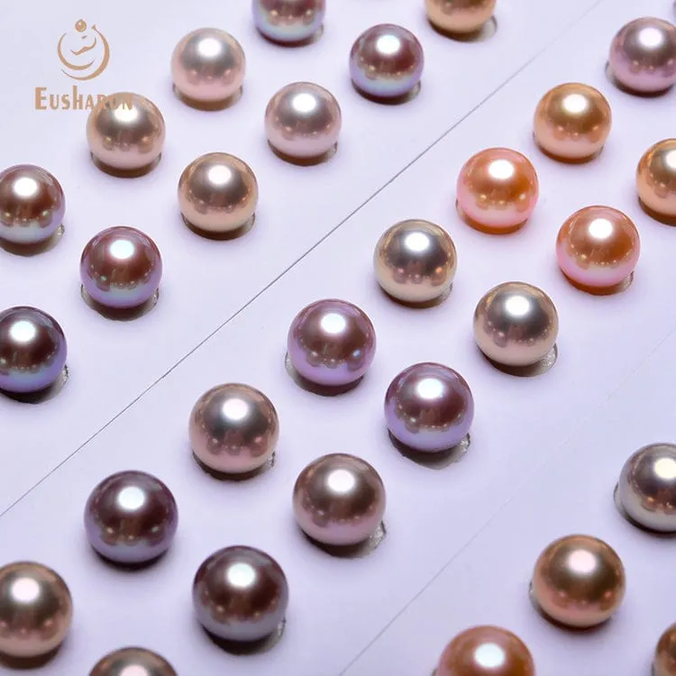 8.5-9.5mm SAAA&AAA  Natural Color Aurora Freshwater Paired Pearls