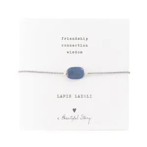 A Beautiful Story - Gemstone Card - Bracelet with Lapis Lazuli