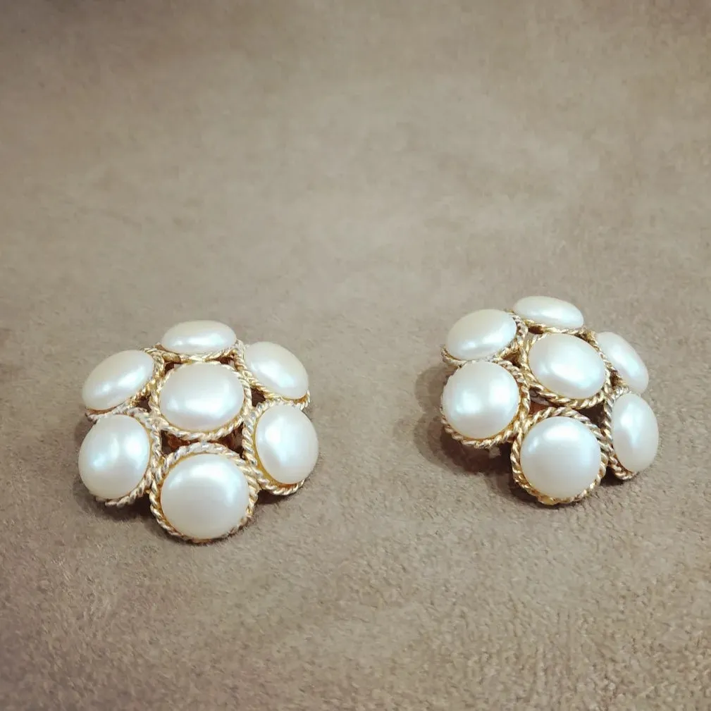 Alexis Lahellec pearl statement pearl earrings