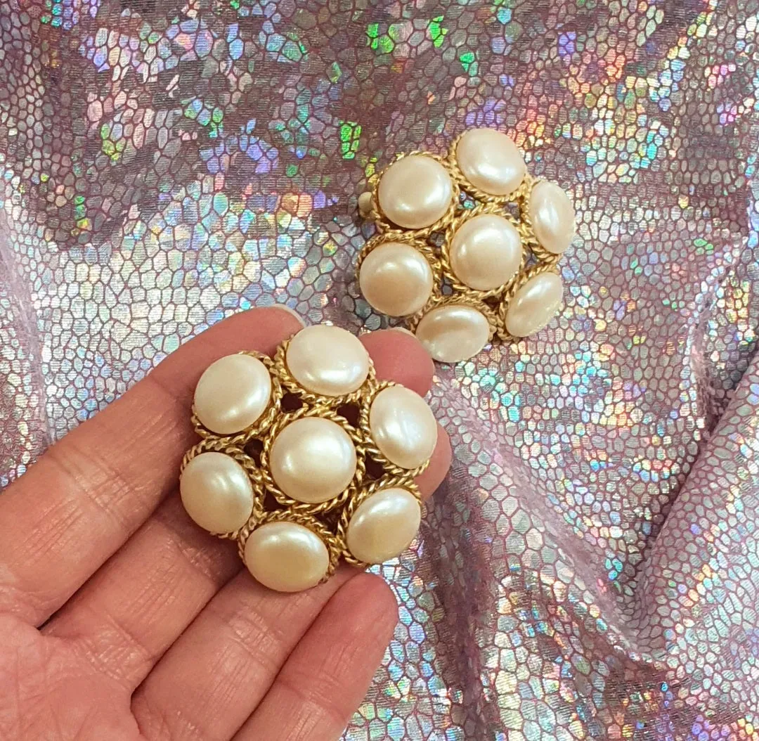 Alexis Lahellec pearl statement pearl earrings