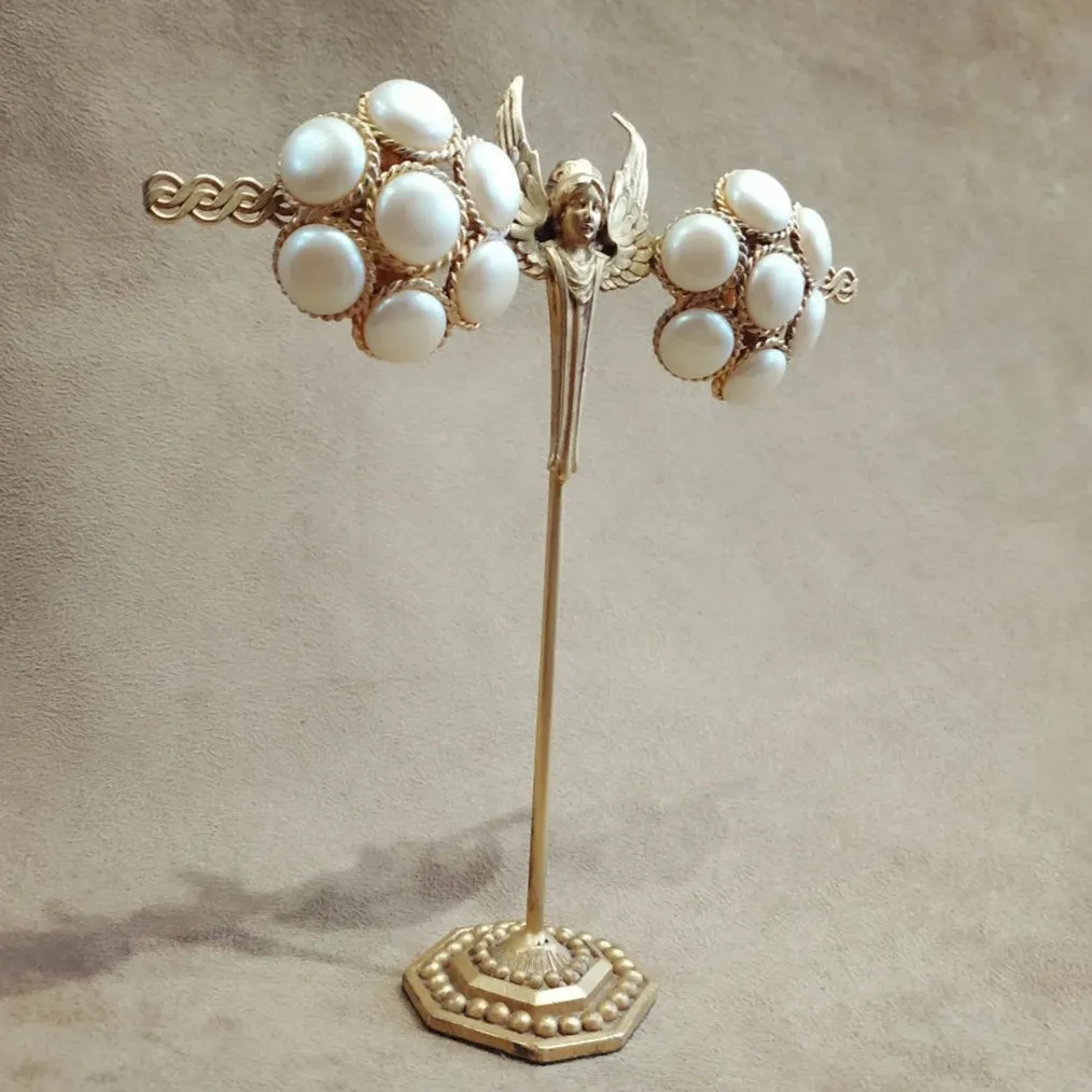 Alexis Lahellec pearl statement pearl earrings