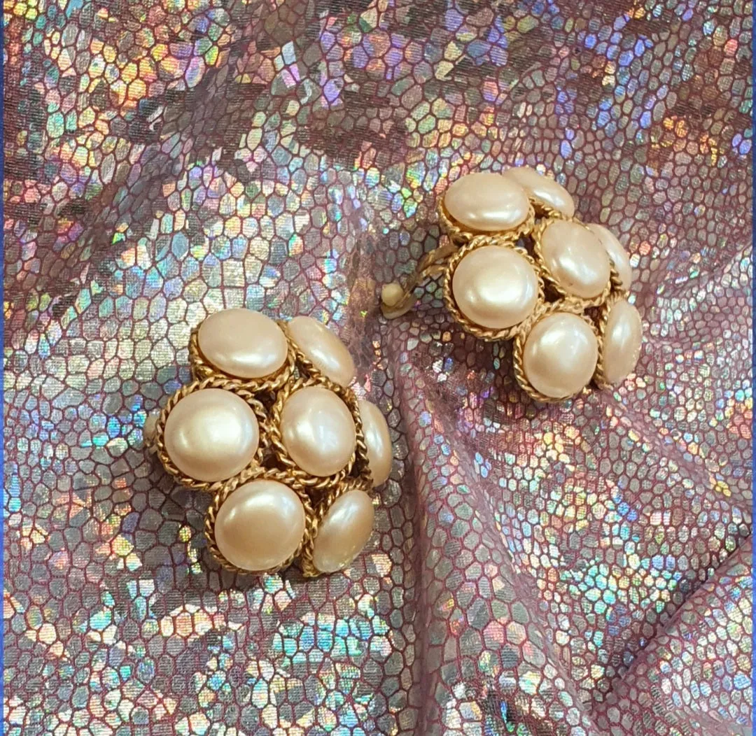 Alexis Lahellec pearl statement pearl earrings