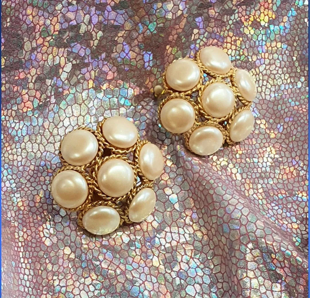 Alexis Lahellec pearl statement pearl earrings