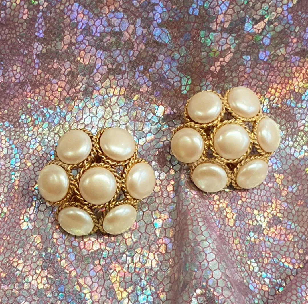 Alexis Lahellec pearl statement pearl earrings
