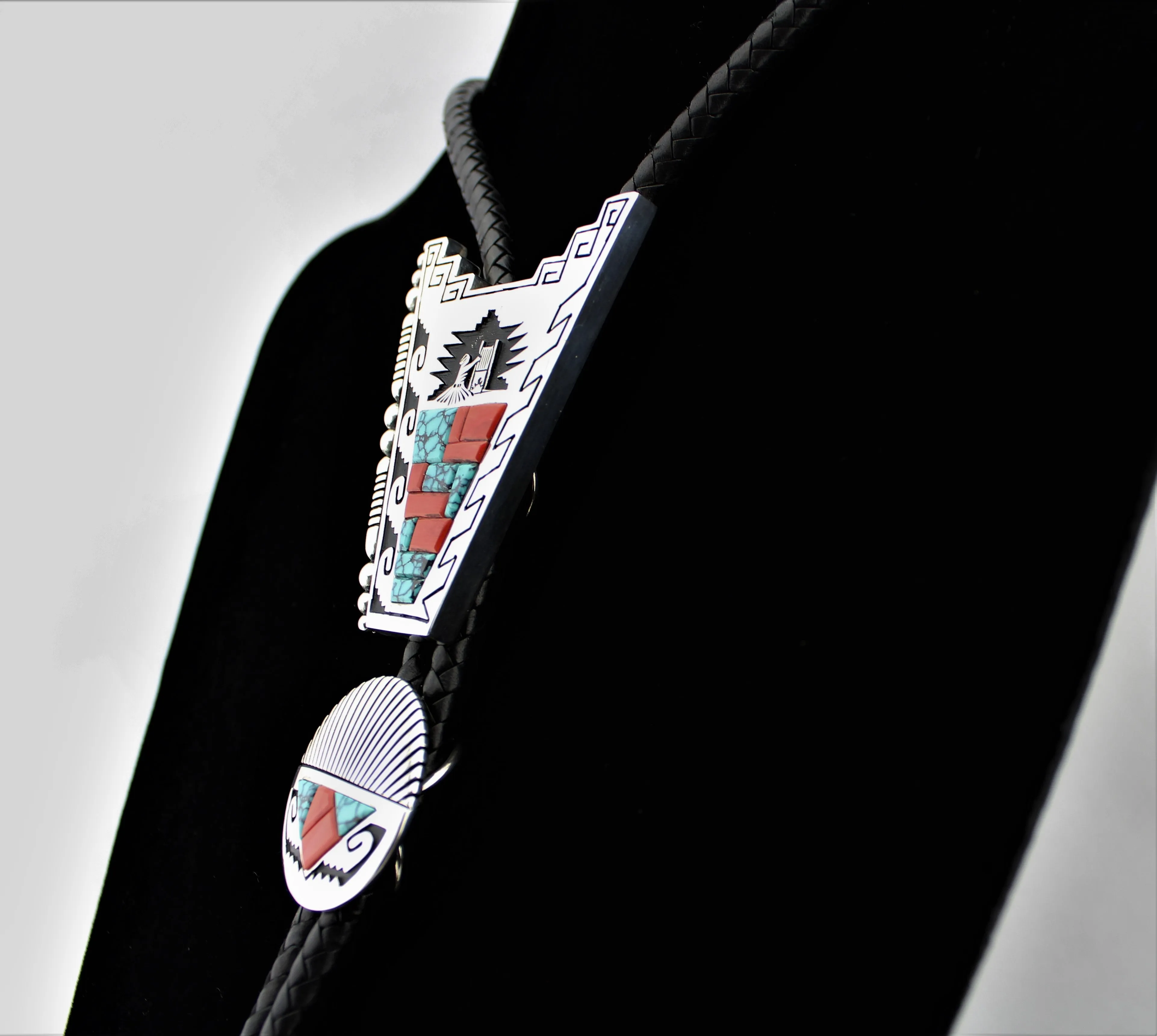 Alvin and Lula Begay Double Bolo Tie