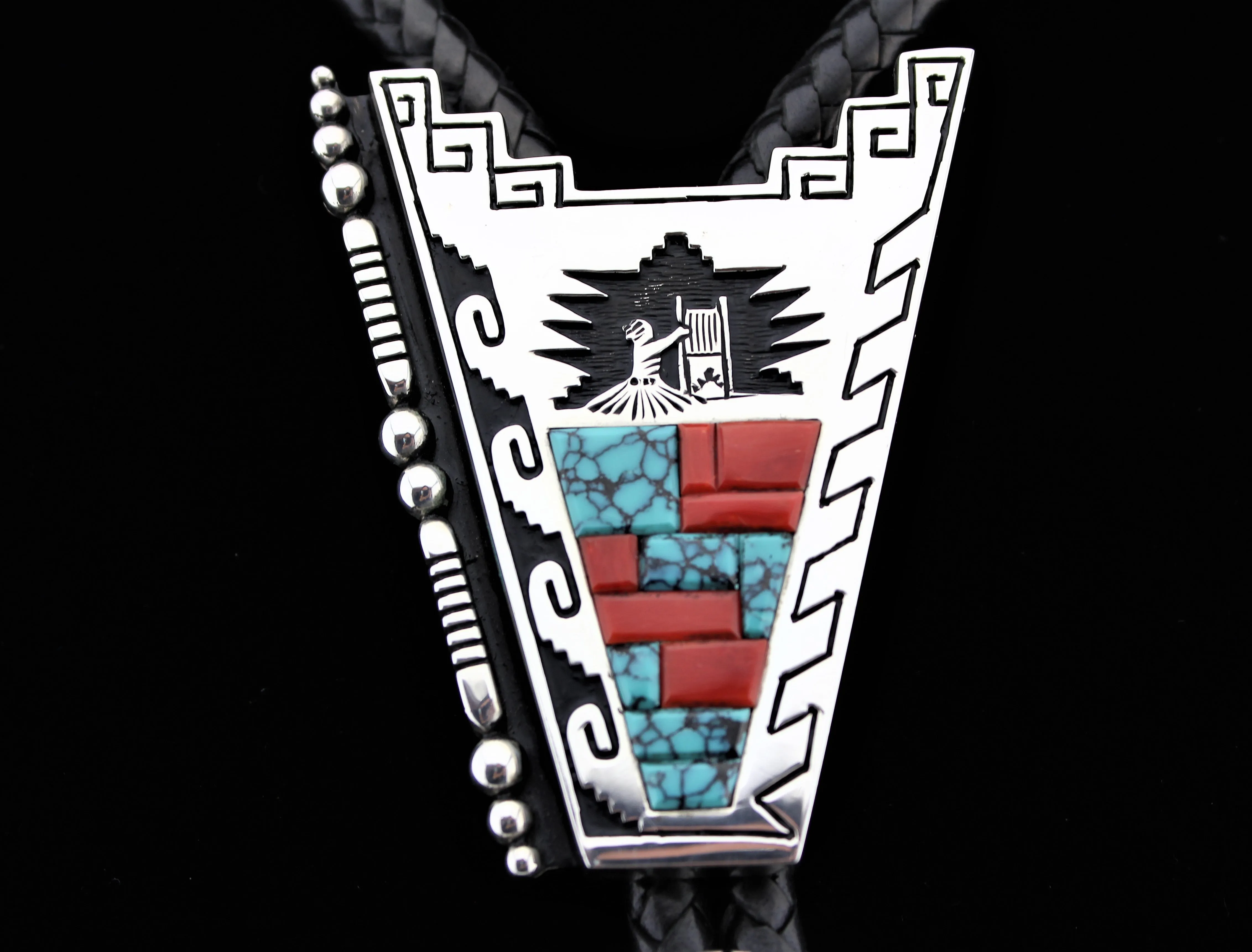 Alvin and Lula Begay Double Bolo Tie