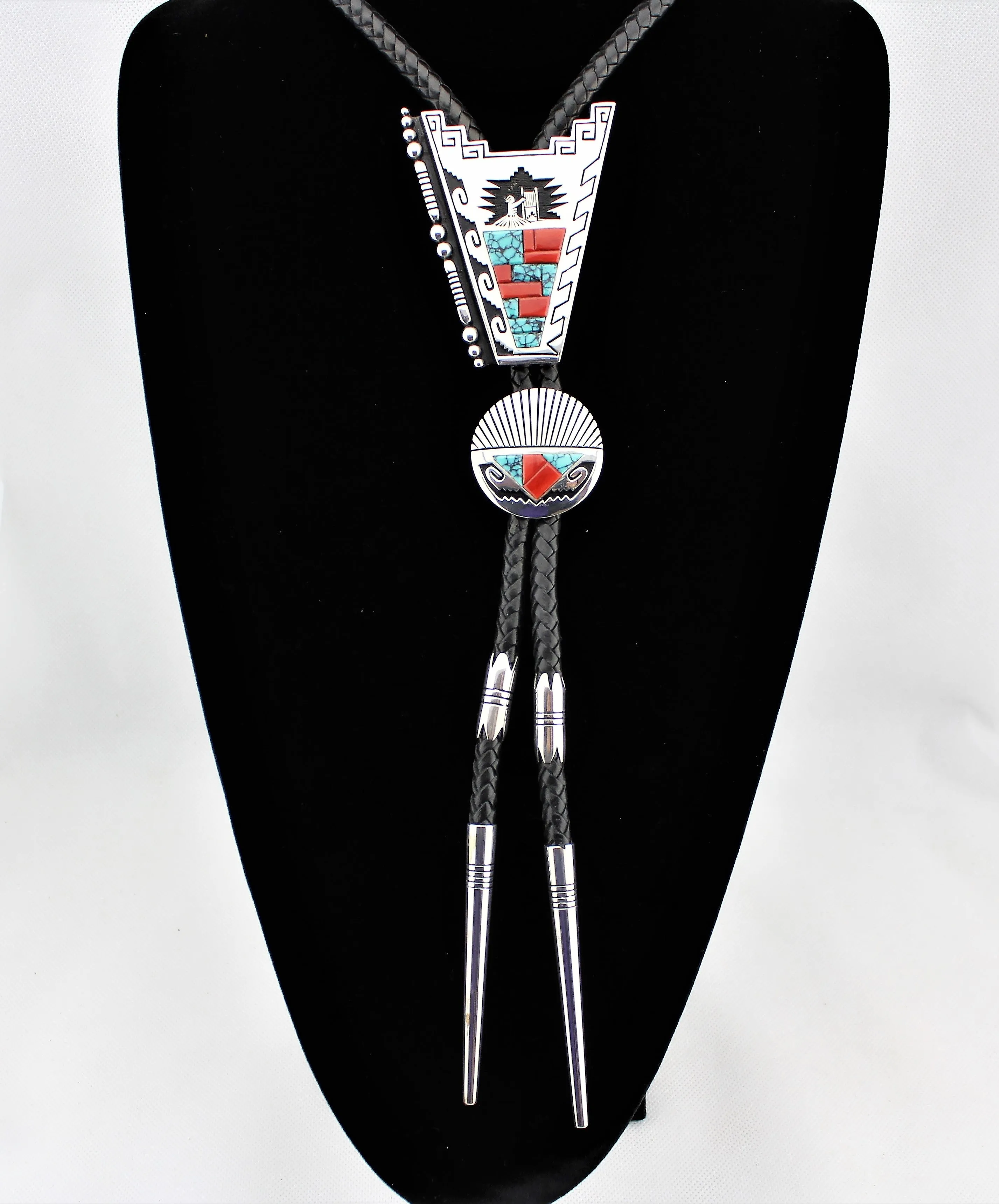 Alvin and Lula Begay Double Bolo Tie