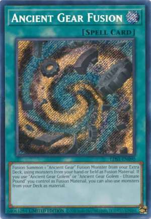 Ancient Gear Fusion [LDS1-EN090] Secret Rare