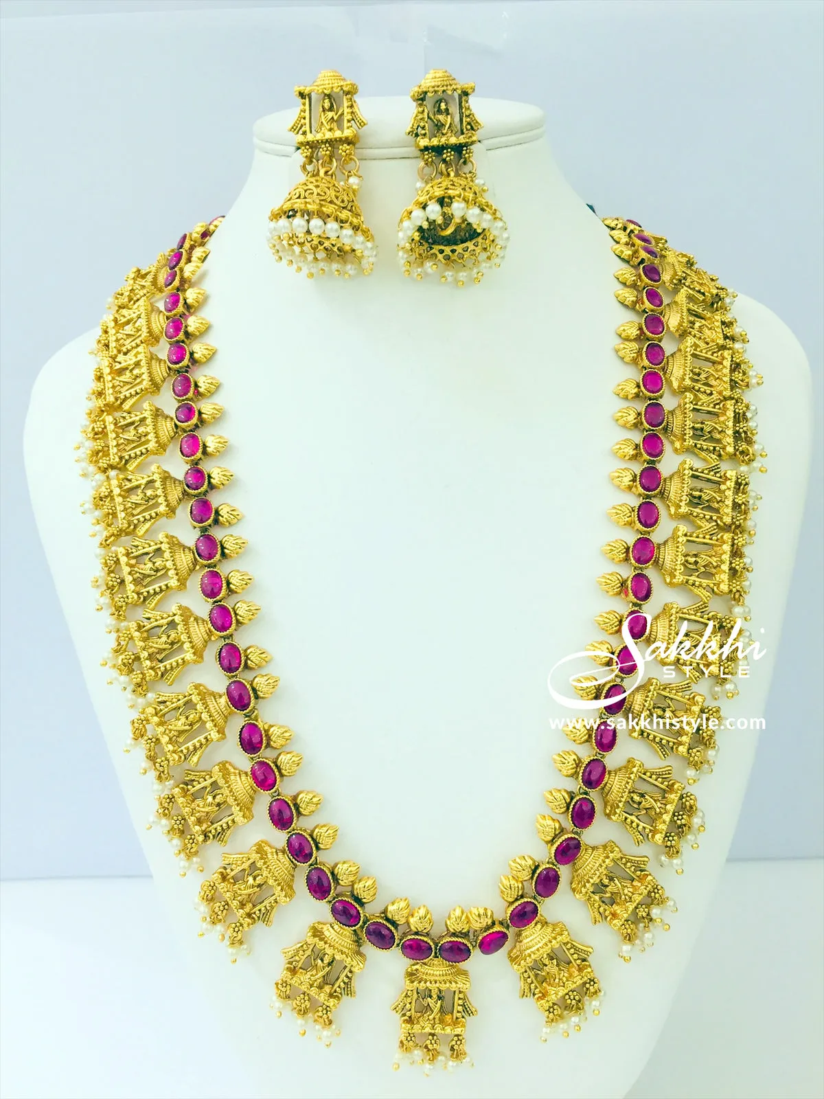Antique Long Necklace Set