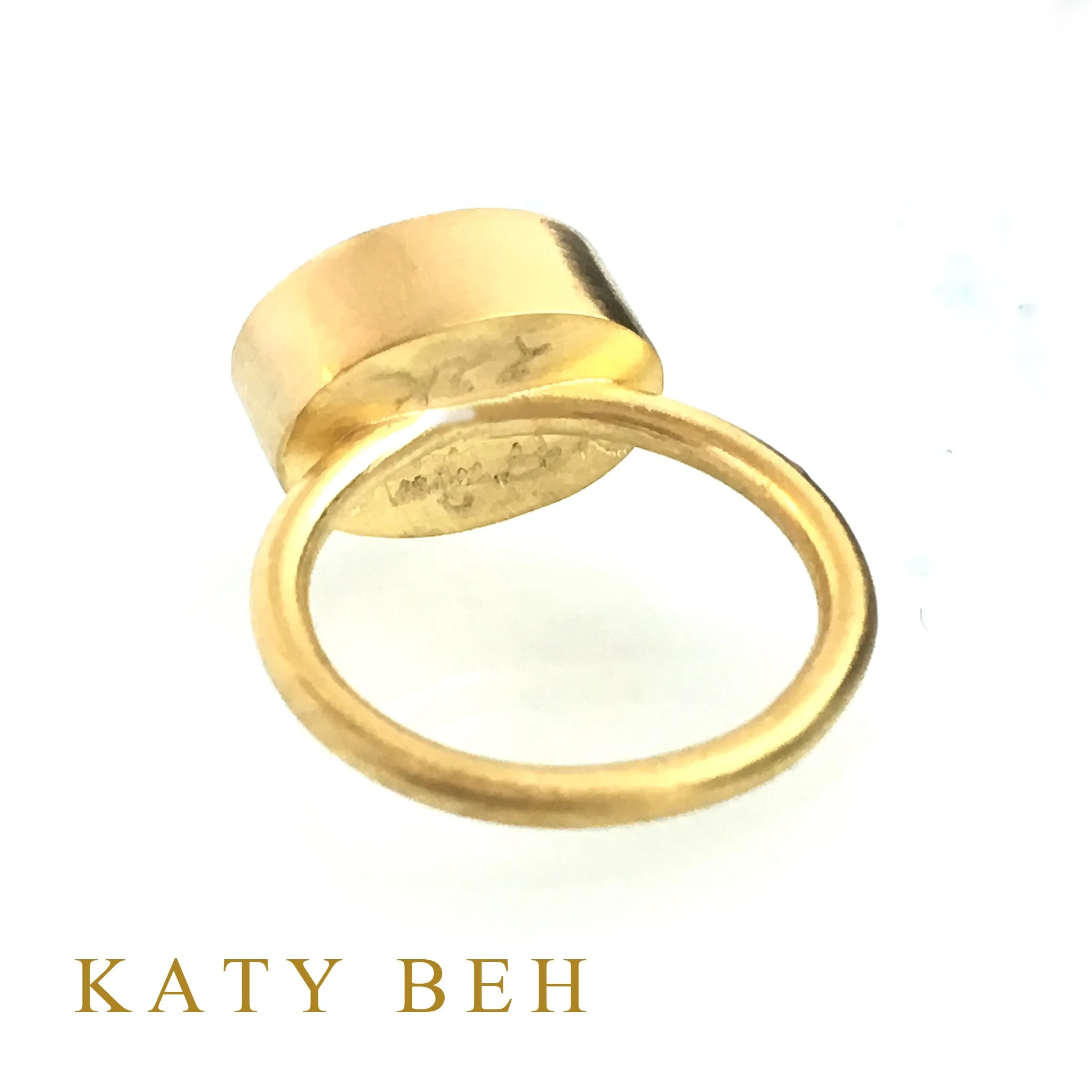 April Fire Opal Ring