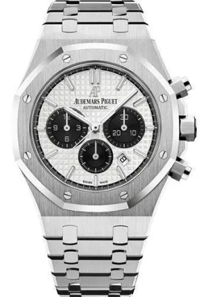 Audemars Piguet Royal Oak Chronograph Watch-Silver Dial 41mm-26331ST.OO.1220ST.03