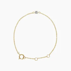 Baby Birthstone Bracelet 14kt Gold