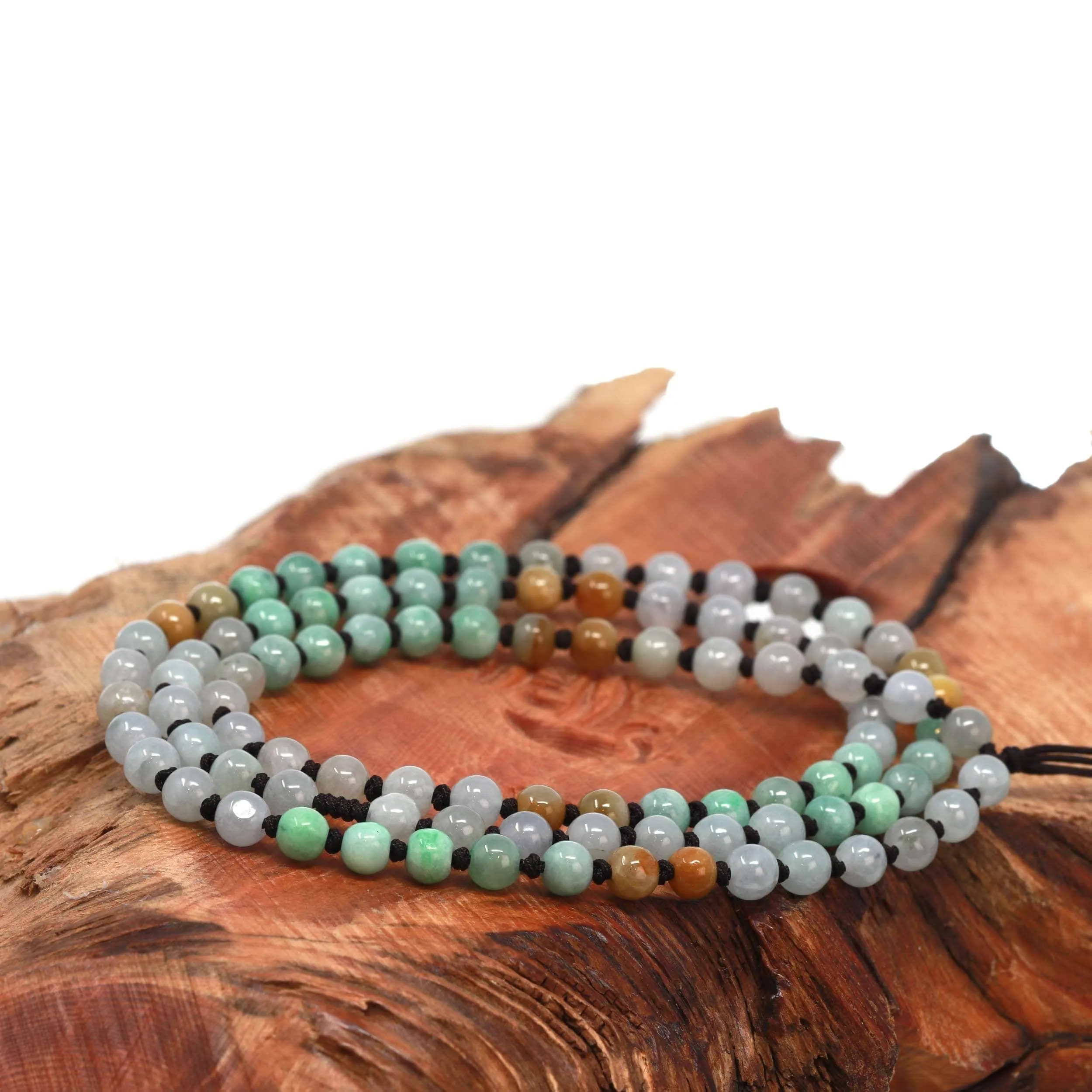 Baikalla™ Pi Xiu Genuine Burmese Blue Green W/ Yellow Accents Jadeite Jade PiXiu Pendant Necklace (FengShui Lucky)