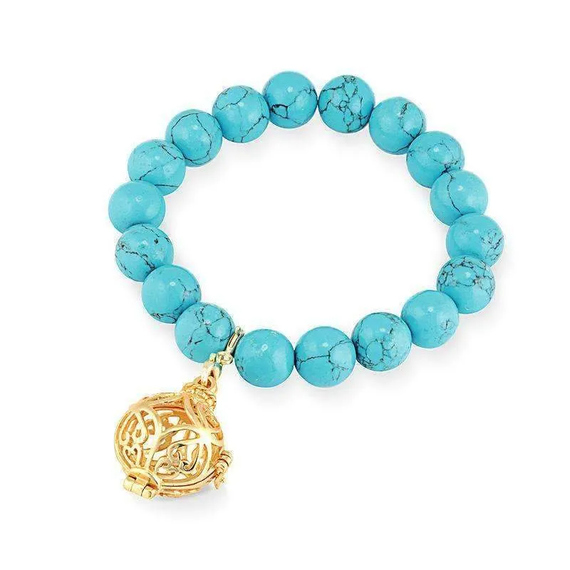 Bead Perfumed Bracelet - Prosperity Gold