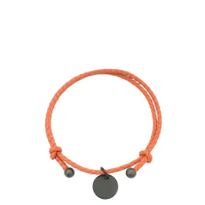 Bottega Veneta Coral Braided Adjustable Bracelet