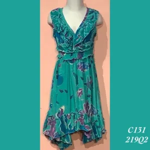 C131 - 219Q2 , Ruffle collar dress