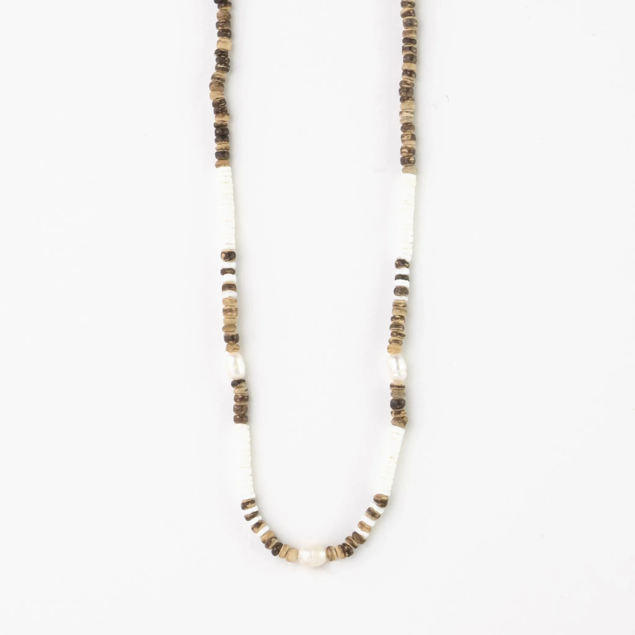 Candidasa Evil Eye & Pearl Necklace Set