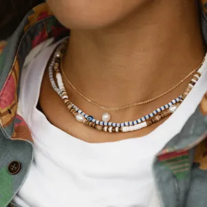 Candidasa Evil Eye & Pearl Necklace Set