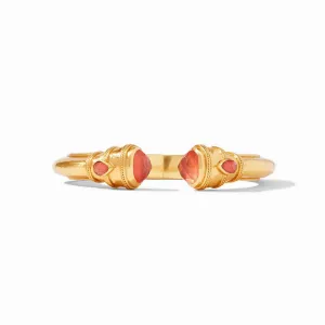 Cannes Gold DemI Iridescent Coral Cuff