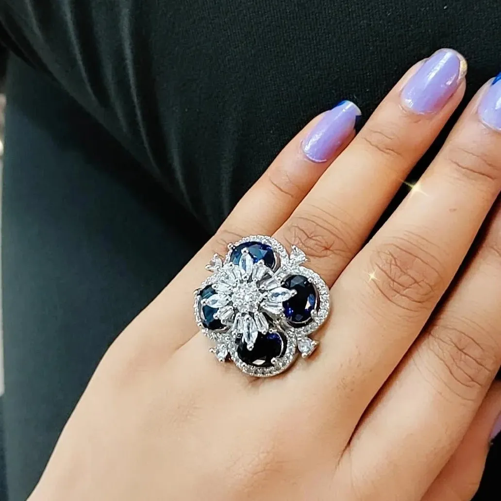 Caroline Cocktail Adjustable Ring