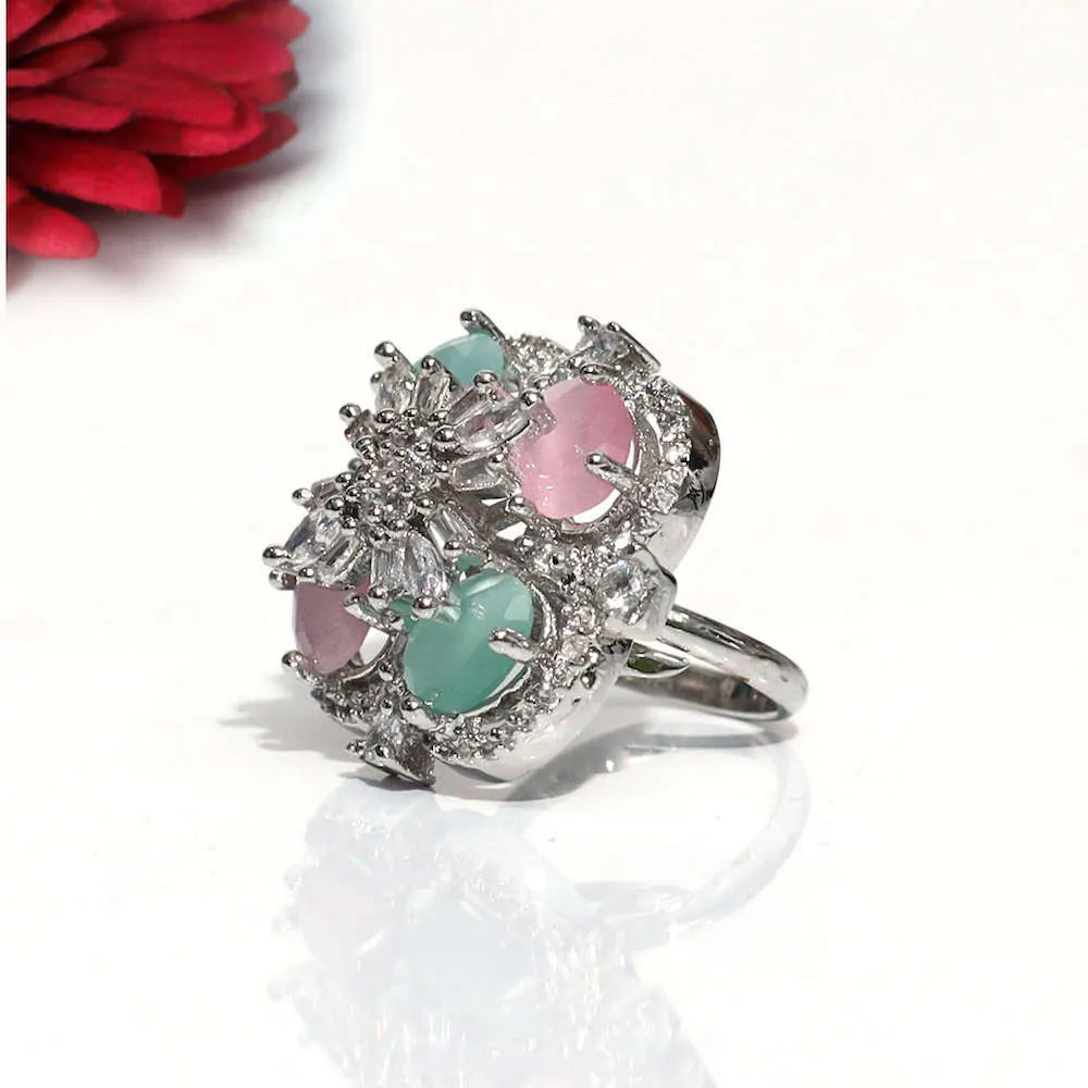 Caroline Cocktail Adjustable Ring