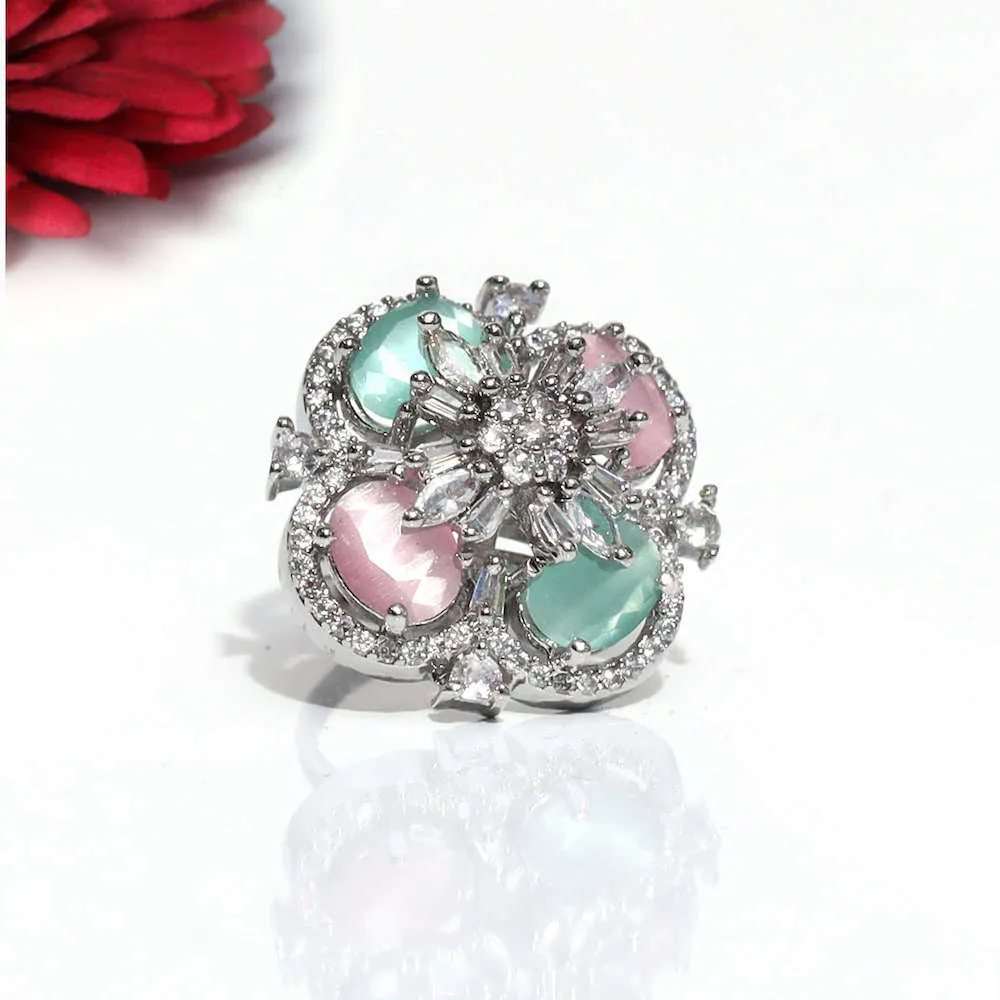 Caroline Cocktail Adjustable Ring