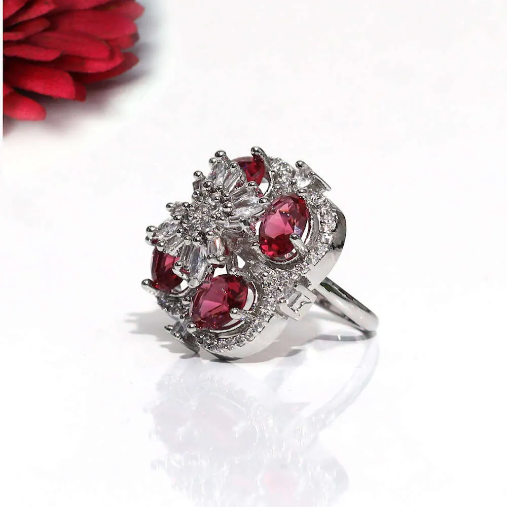 Caroline Cocktail Adjustable Ring