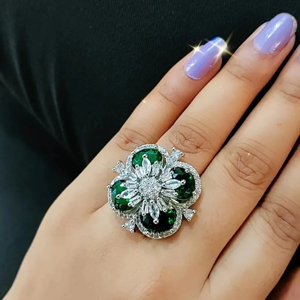 Caroline Cocktail Adjustable Ring