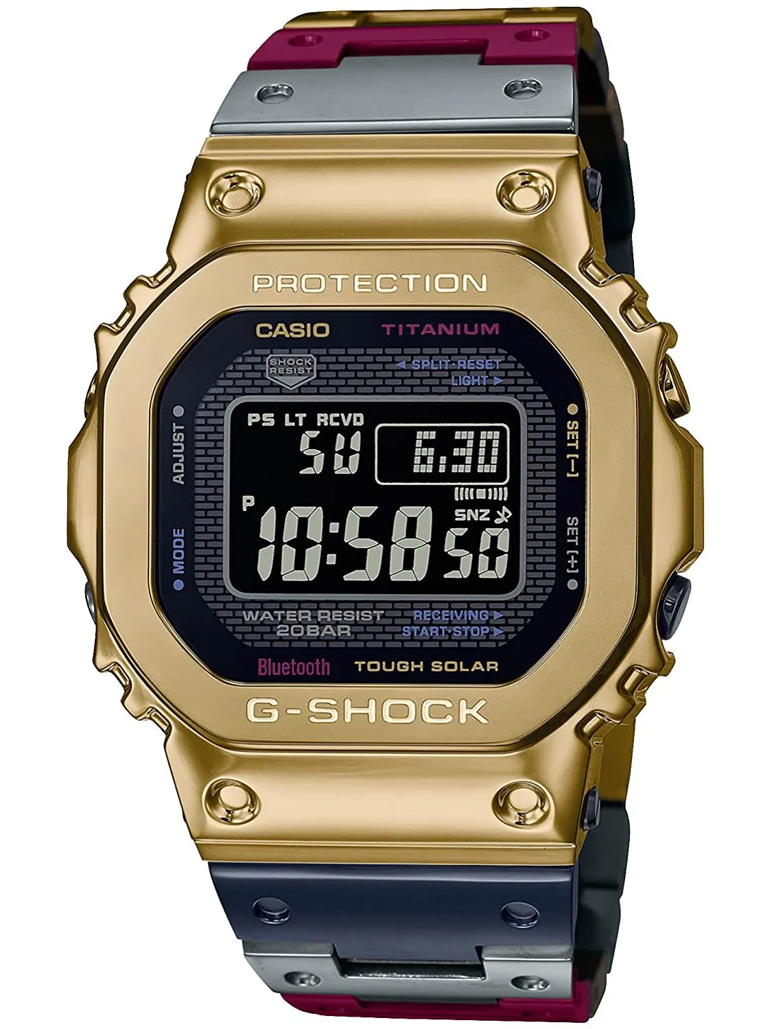Casio G-Shock FULL METAL 5000 All Mirror Multicolor Watch GMW-B5000TR-9