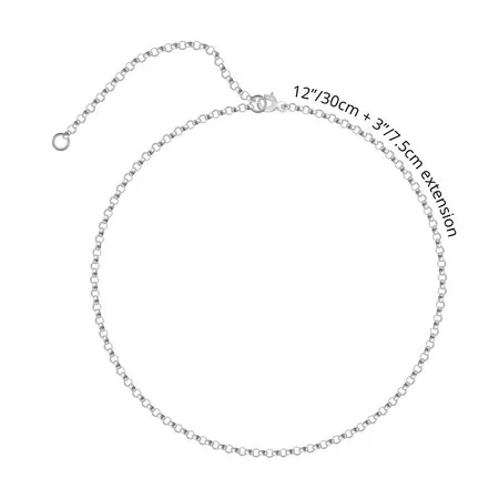 Choker Name Necklace Rose Gold Plated