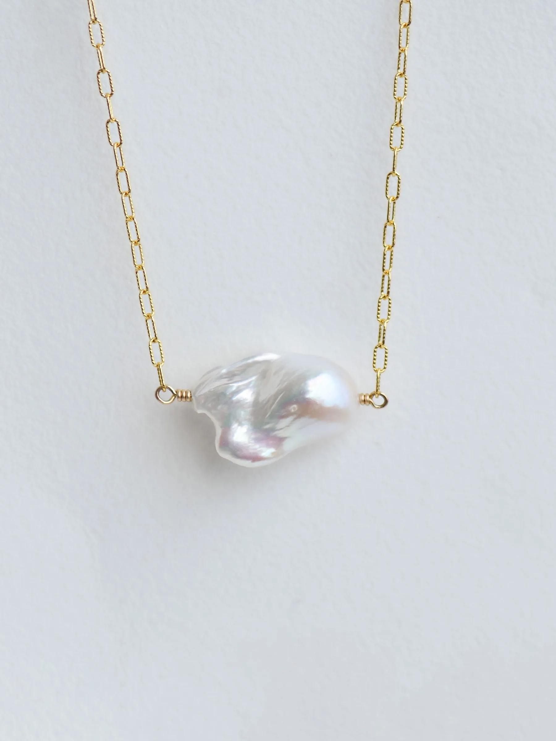 Cloud Necklace | Baroque Pearl