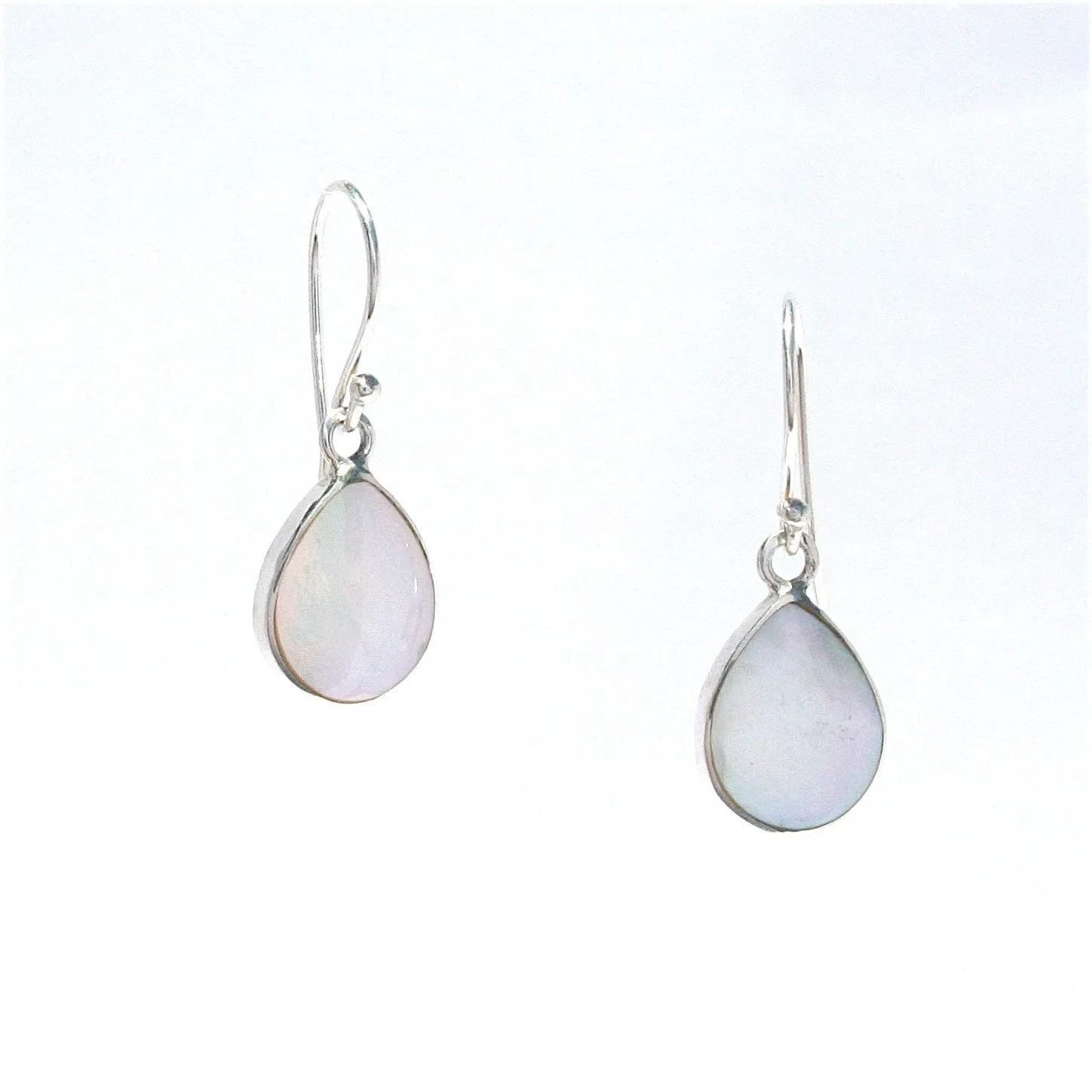 Dew Drop Mother of Pearl Earrings Medium