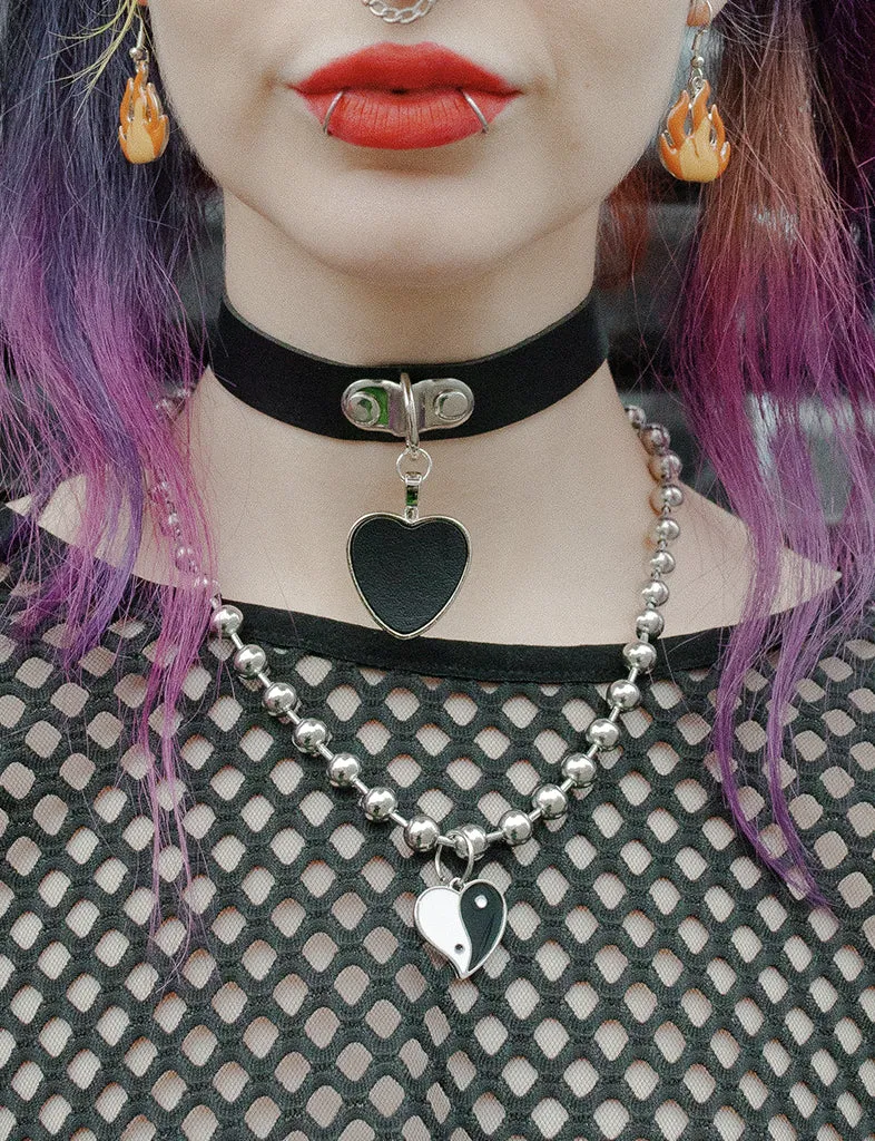 DRAZIC NECKLACE - YIN YANG HEART