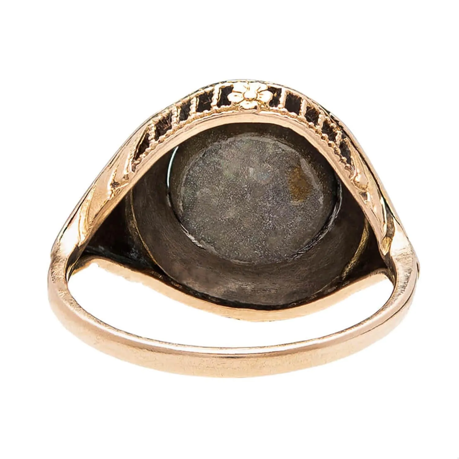 Edwardian 14k/Platinum Star Sapphire Cocktail Ring