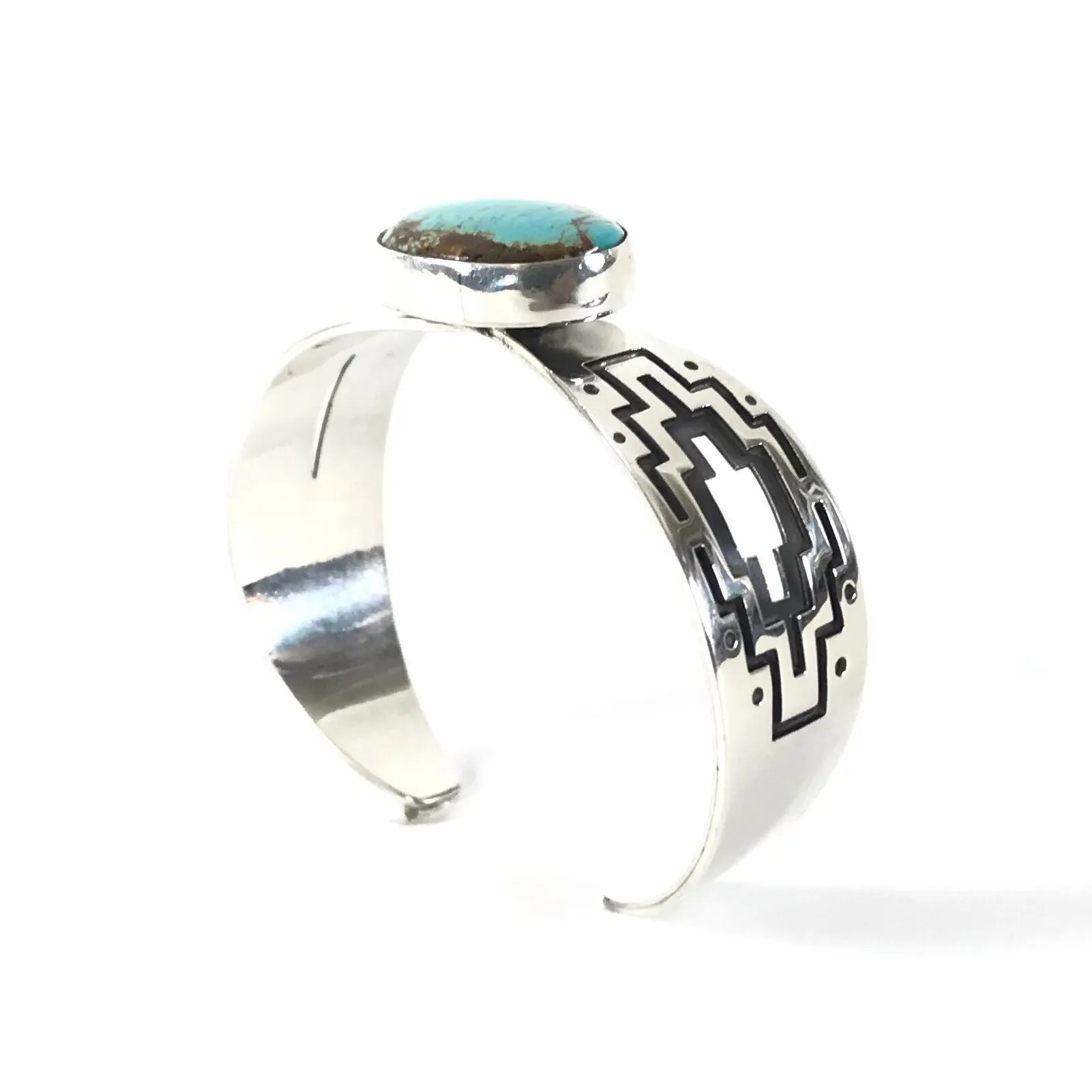 Everett and Mary Teller Royston Turquoise Overlay Bracelet