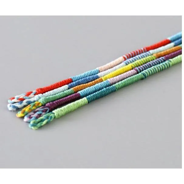 Free   Shipping Unisex Handmade Woven Thread Wrap Rope Knot Bracelets