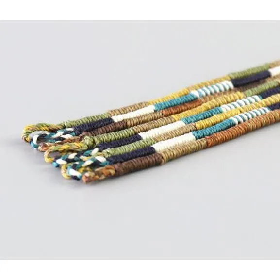 Free   Shipping Unisex Handmade Woven Thread Wrap Rope Knot Bracelets