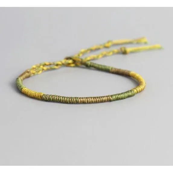 Free   Shipping Unisex Handmade Woven Thread Wrap Rope Knot Bracelets