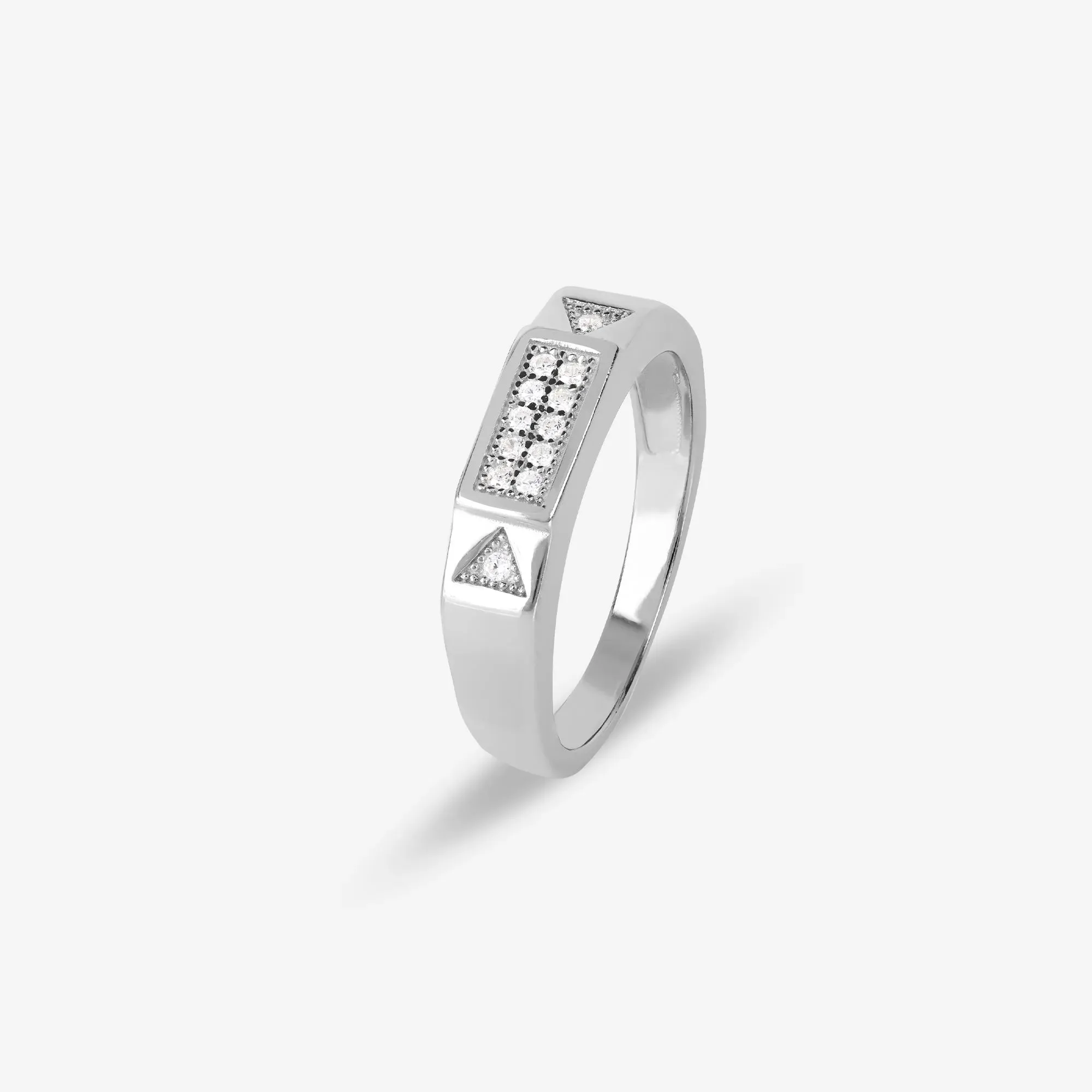 Geometric Sparkle Ring